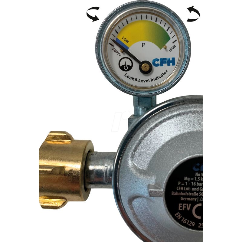 COMAP Détendeur gaz butane à sécurité fileté - NF 28 mbar - 1,3 kg/h -  Bouteille butane 13 kg - S650149