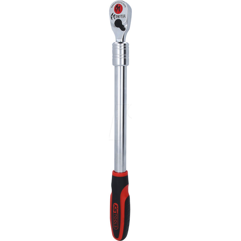 KS 935.1285 CLIQUET TÉLESCOPIQUE 1/2'' MONSTER, 100 DENTS KS TOOLS GMBH