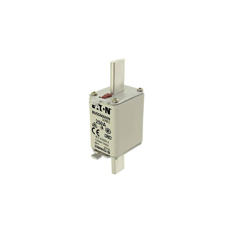 EATON 250NHG1B FUSIBLE NH AVEC AFFICHEUR DE SÉCURITÉ MÉCANIQUE TAILLE DU FUSIBLE = 1 250 A 500 V 3 PC(S)