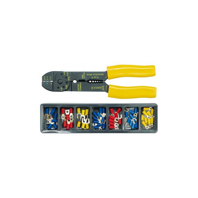 Pince Pompe à Eau Vorel 250mm - Poignée Double Couleur - Acier Carbone #55 - Pour Plomberie Et Bricolage