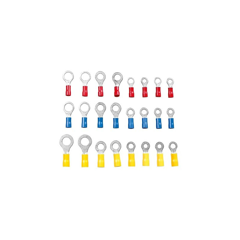 Lot de 10 Cosses Electriques à Oeillet Tubulaire - Oeil - 12mm - Non Lot de 10 Cosses Electriques à Oeillet Tubulaire - Oeil - 12mm - Non