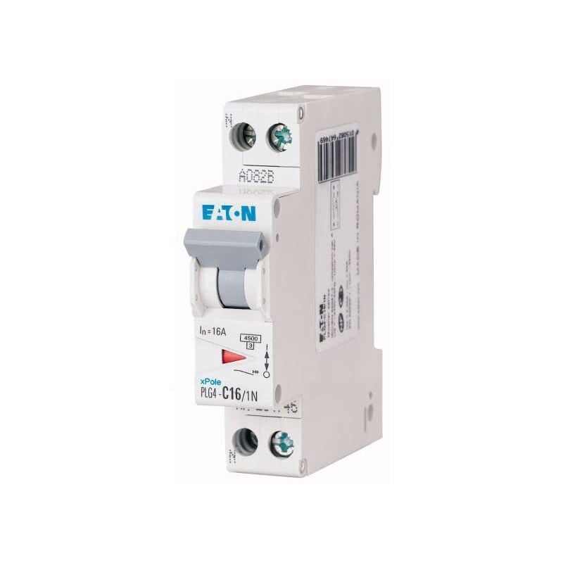 EATON DISJONCTEUR 16A PH+N COURBE C 4.5KA 230V - 264746