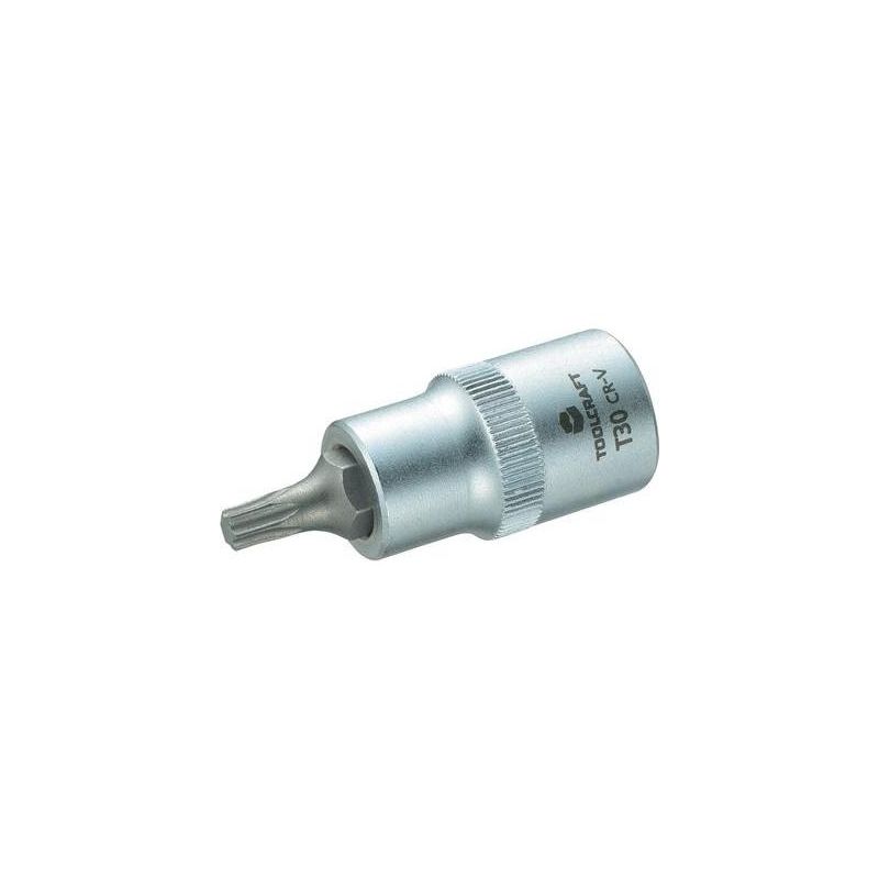 DOUILLE 12,5 MM (1/2'') AVEC PROFIL T TOOLCRAFT 816165 1/2'' (12.5 MM) PROFIL T : T30 LONGUEUR 55 MM