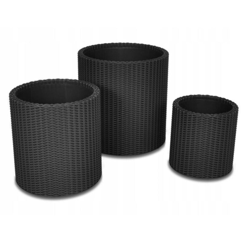 Set di tre vasi per piante sospesi - Rainbow Planter - colori dell