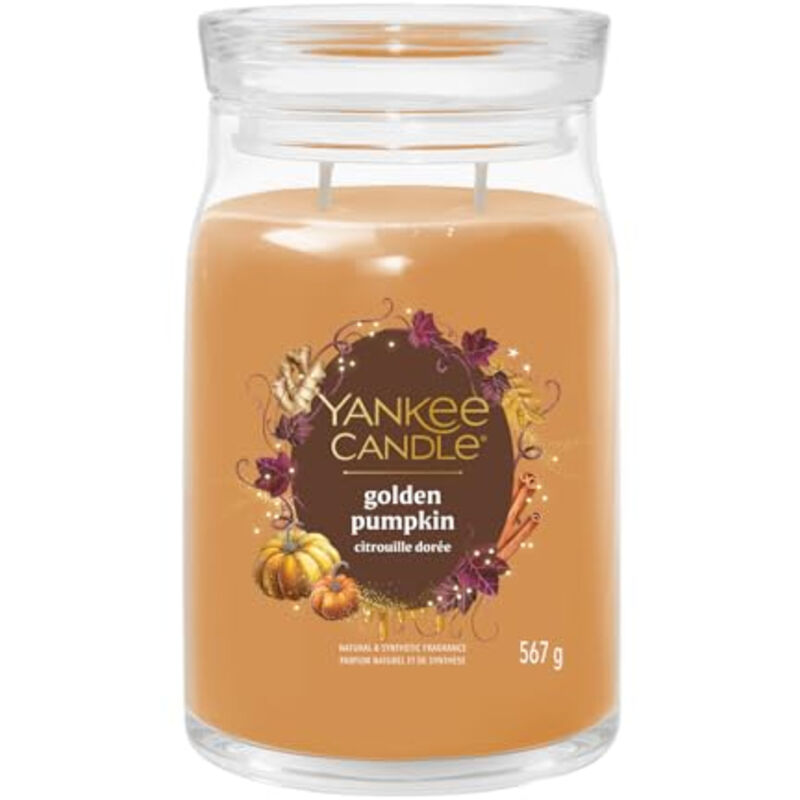 Yankee Candle Thé Noir et Citron - Grande Bougie Signature