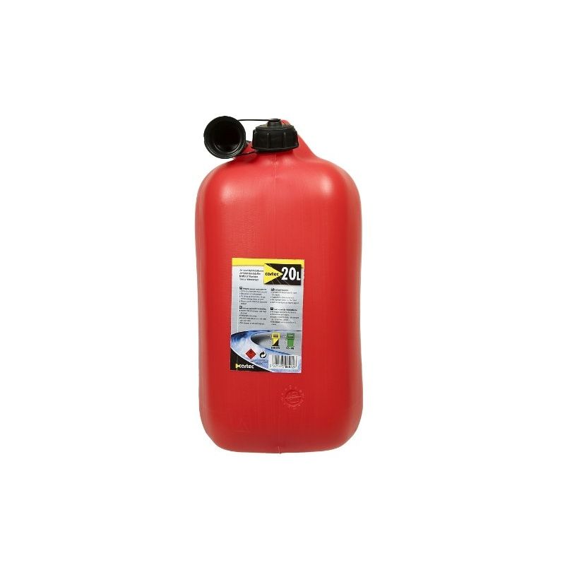 XL Tech 506022 Jerrican Homologué Carburant 20 L, Rouge