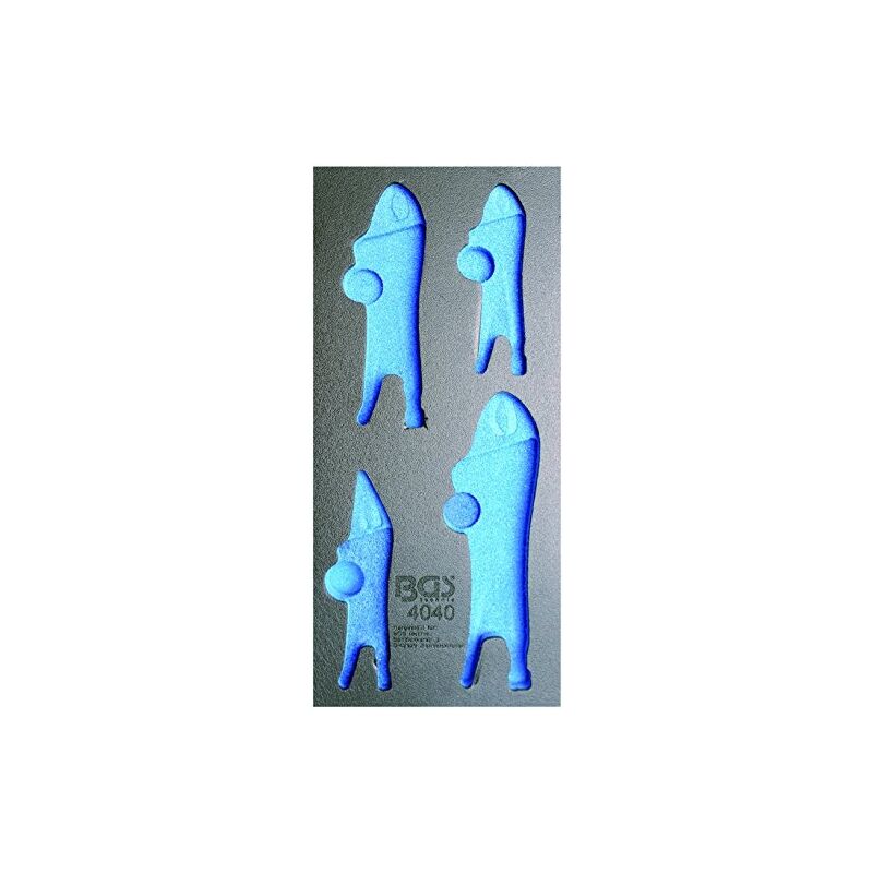 Insert Servante Atelier BGS 4040 - Set De 4 Pinces Et Étaux En Chrome-Vanadium