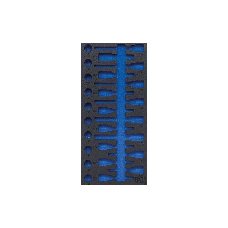 Insert En Mousse Pour Servante D'atelier BGS 4030 - Dimensions 189x408x32 Mm - Rangement Outils & Accessoires - Robuste