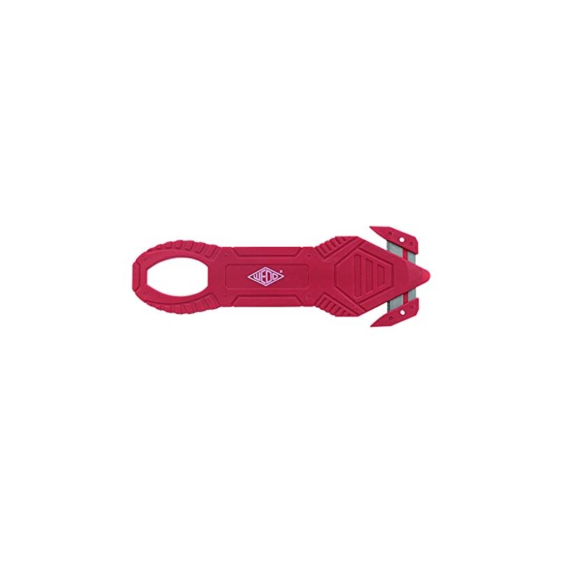 WEDO 78864 Safety Foil Cutter BASIC For Packaging Such As Foil, Cardboards, Strips, TÜV/GS Certified, Ultralight (17 G), Red - View #13