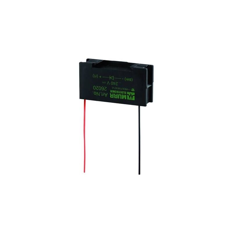 MURR ELEKTRONIK MODULE DANTIPARASITAGE POUR APPAREIL DE COMMUTATION (L X L X H) 12 X 43 X 20 MM 1 PC(S) 20034