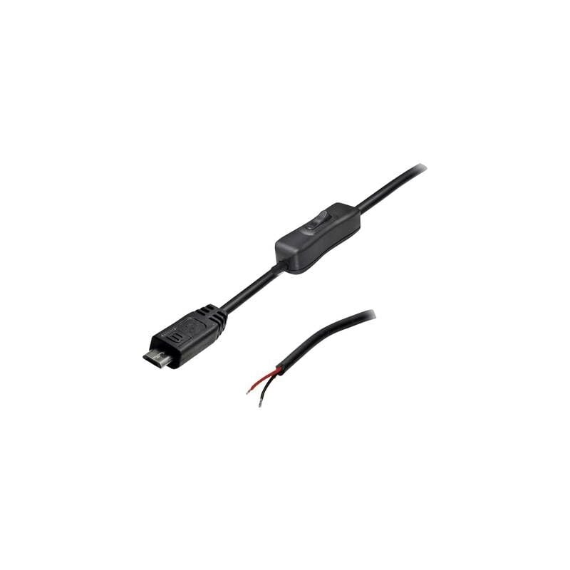 Kopp câble de connexion audio, 2 x 2 fiches RCA, rouge et noir, 1