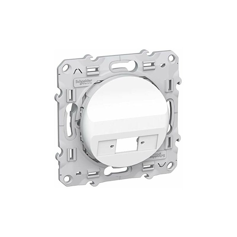 SCHNEIDER ELECTRIC - ODACE BLANC, PRISE OPTIQUE 1 SORTIE, À COMPLÉTER AVEC UNE TRAVERSÉE VDIB6072001 - S520404