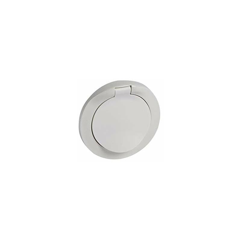 LEGRAND 067812 ENJOLIVEUR À VOLET CÉLIANE POUR PRISE DE COURANT, 2P+T, IP44, BLANC