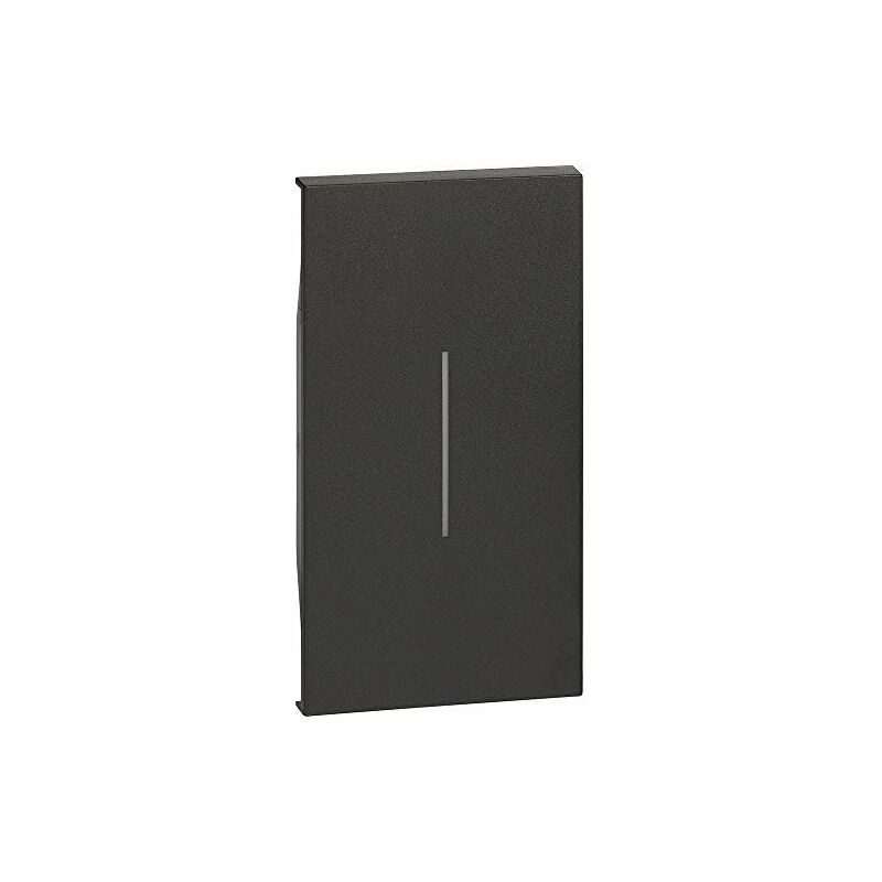 ENJOLIVEUR LIVING NOW POUR COMMANDE D'ÉCLAIRAGE STANDARD OU LUMINEUSE 2 MODULES - NOIR MAT BTICINO COFREL ARDBTKG01M2