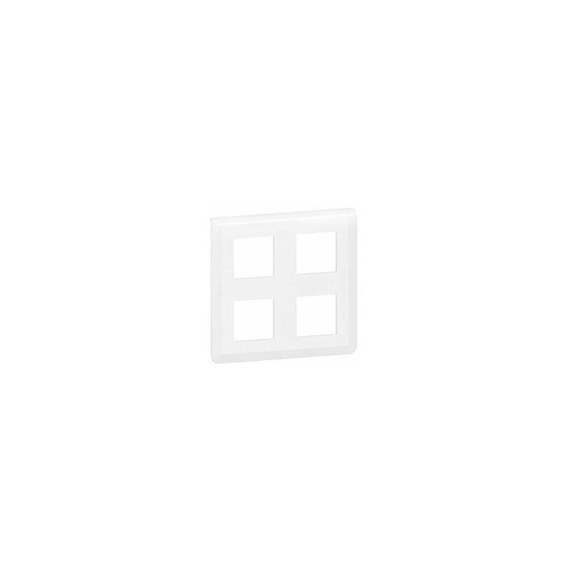 PLAQUE DE FINITION MOSAIC POUR 2X2X2 MODULES BLANC LEGRAND LEG078838L