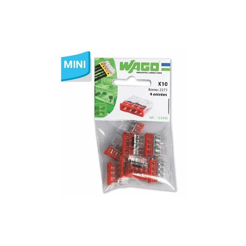 Mallette Wago 500 Bornes S2273 - 250x2E + 150x3E + 100x5E - Pour Fils Rigides 0.5-2.5mm² - Connexion Push Wire