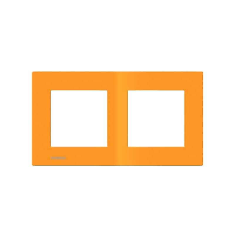 SIEMENS DELTA VIVA PLAQUE DOUBLE ORANGE SIE007924