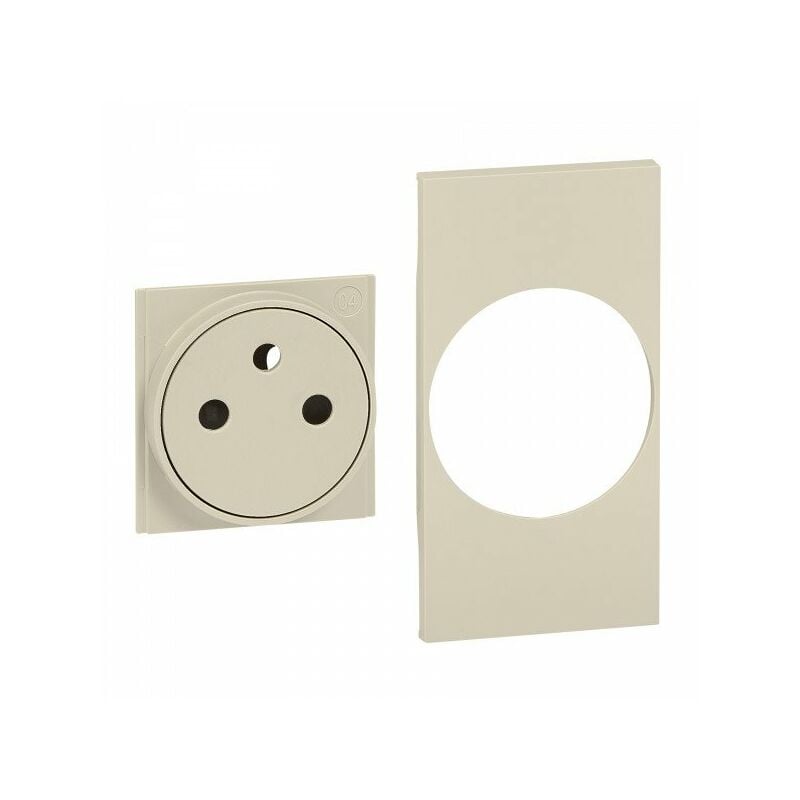 ENJOLIVEUR LIVING NOW POUR PRISE DE COURANT SURFACE 2 MODULES - SABLE BTICINO COFREL ARDBTKM55F