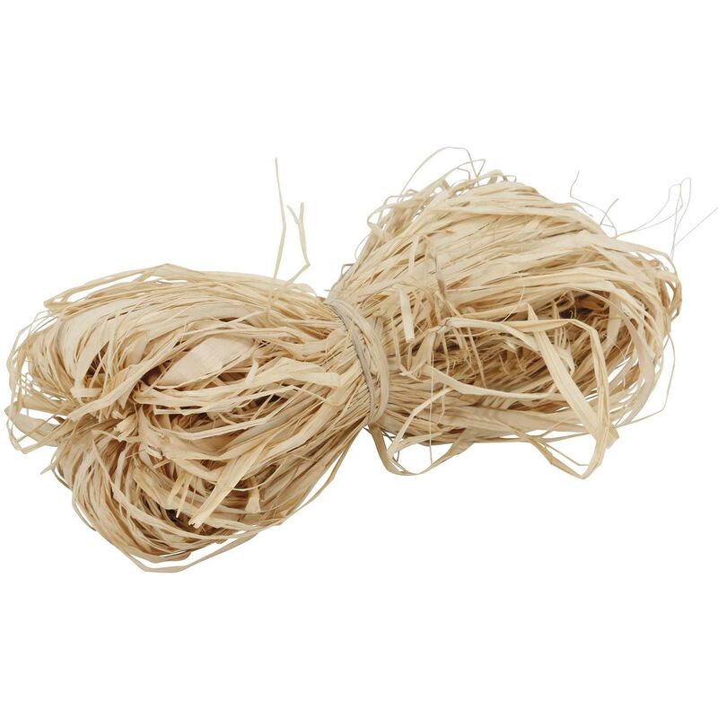 GREENGERS - FICELLES DE JARDINAGE, RAFFIA NATUREL 50 BRINS, RAPHIA JARDIN  50 BRINS, 50G DE FICELLE NATURELLE 