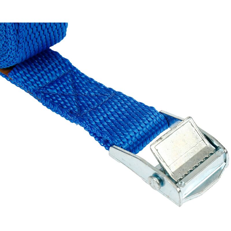 Sangles de serrage 1.5M bleues avec crochets (lot de 4) - pièce moto