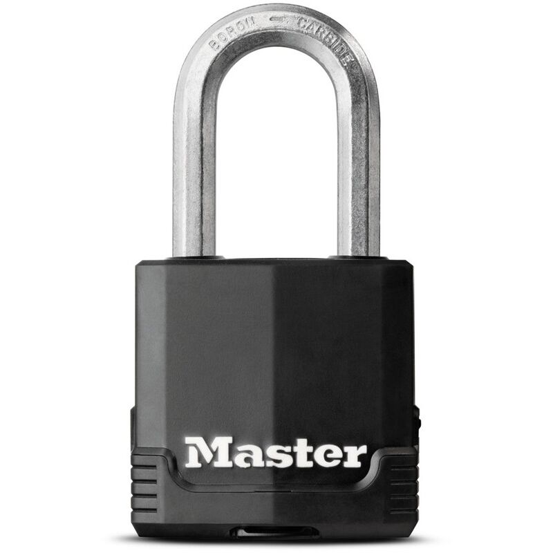 Master Lock M40EURT - Cadenas Rond - A Clé - Acier Inoxydable
