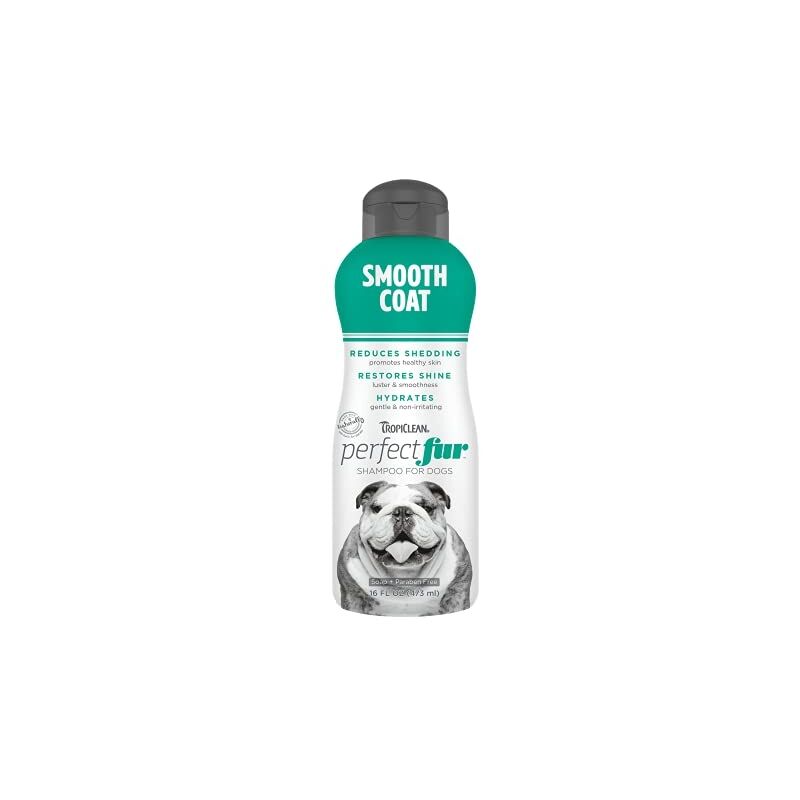 TROPICLEAN PERFECTFUR SMOOTH COAT SHAMPOO FOR DOGS, 16OZ MADE IN USA