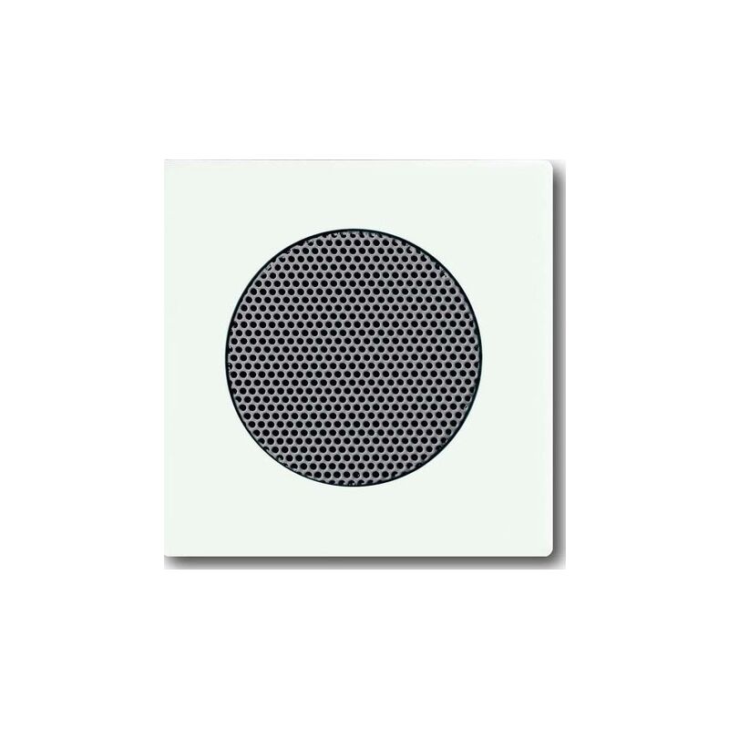 BUSCH-JAEGER 1794-24G PLAQUE DE RECOUVREMENT, THERMOSTATS 1094 U, 1097 U, ALABASTER/BLANC STUDIO
