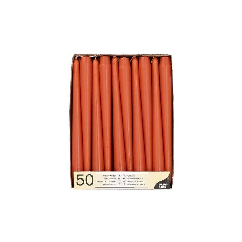 Papstar - Lot De 4 X 6 Bougies Cylindriques 60 Mm 115 Mm Blanc