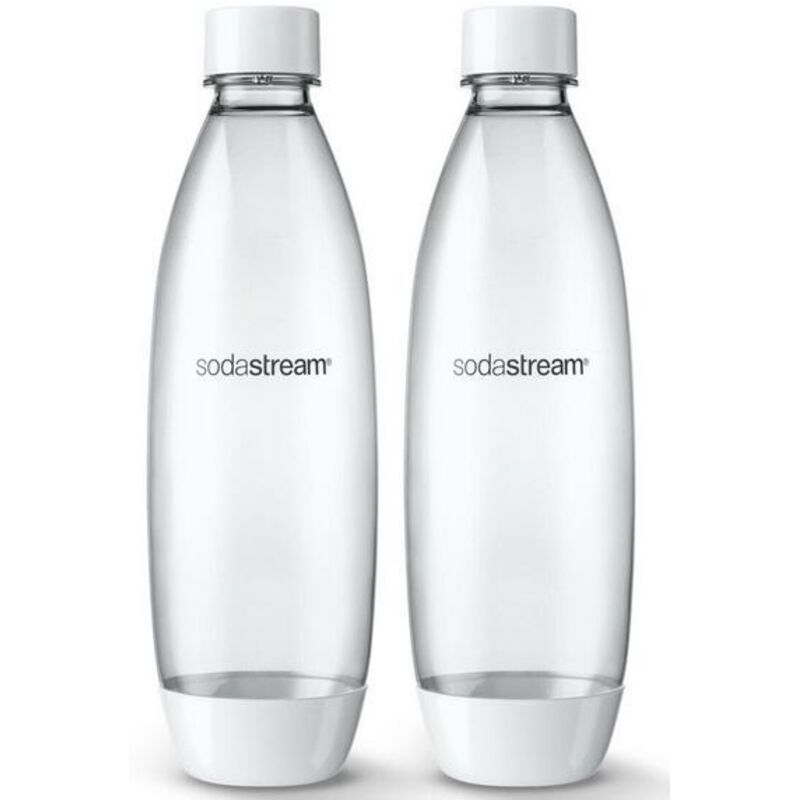 SodaStream Fuse 1 Litre Bottles Dishwasher Safe Twin-Pack (Black) main image 1