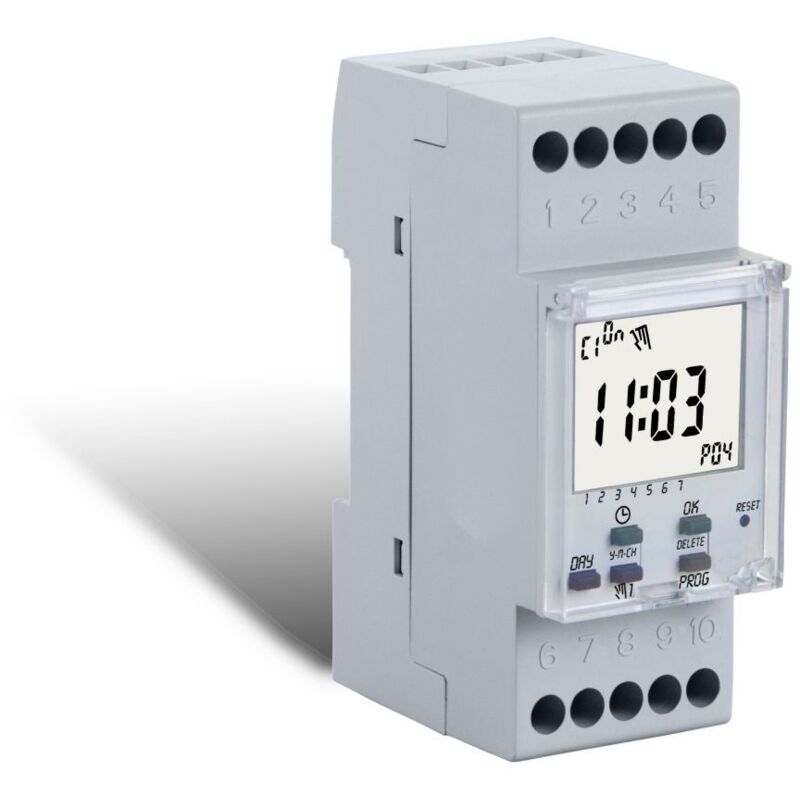 Programmateur 220v 2200w Interrupteur Horaire Rail Din Thc15a Horloge Hebdomadaire Minuterie 230v 7892192149970