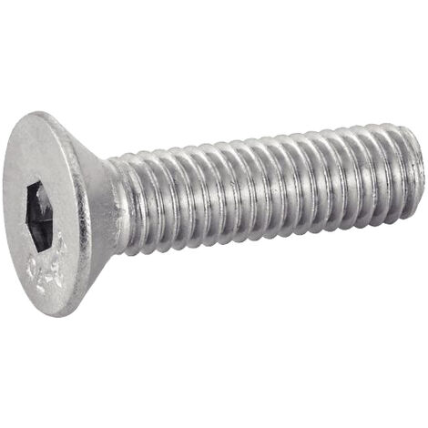 VIS à MéTAUX TêTE FRAISéE 6 PANS CREUX INOX A2 ISO 10642 DIN 7991 6X20 BOîTE DE 200 - ACTON - 622036X20 401916X20 (1/3)