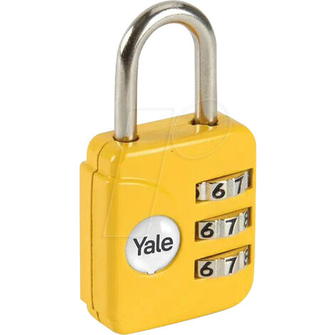 Lucchetto A Combinazione Yale | 30mm | Grigio | Per Bagagli E Borse - Foto 7