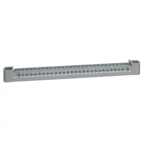 Legrand – Support vide 28 trous pour coffret Drivia 13 modules – Longueur 227 mm – Compatible avec borniers nus à visser – LEG404818