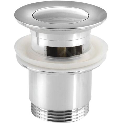 AQUALINE ACCESSOIRES - GARNITURE DE VIDAGE CLICKCLACK, PETIT, CHROME CV1008 (1/4)