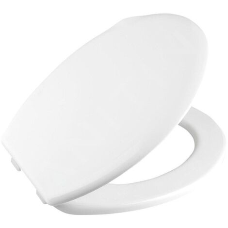 AQUALINE ALICANTE - ABATTANT DE TOILETTE, POLYPROPYLÈNE, BLANC ST262 (1/5)
