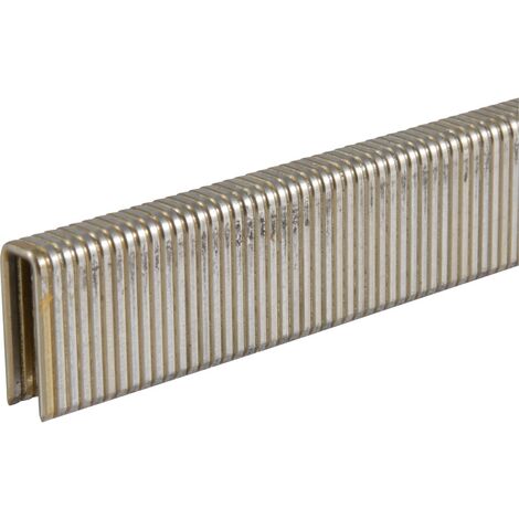 Lot de 5 000 agrafes galvanisées type 90 – Longueur 15 mm – Pour fixation bois et construction – Compatibles avec agrafeuses Tacwise