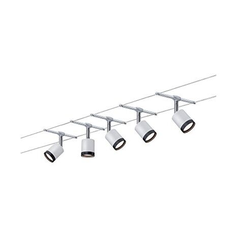 PAULMANN LUMIÈRE 3981 WIRE SYSTEM TUBELED 5 X 4 W 230/12 V LAMPE CORDE LAMPE PLAFONNIER PLAFOND ÉCLAIRAGE LED, PLASTIQUE, INTÉGR