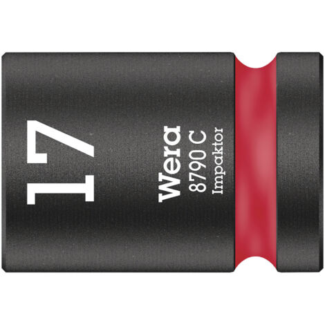 WERA 05004574001 8790 C IMPAKTOR DOUILLE 1/2'', ROUGE, 17.0 MM (1/5)
