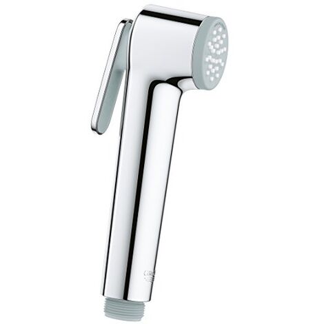 Grohe – Douchette pour robinet chrome – Gâchette de contrôle débit – Métal durable – Compatible flexibles standards – 26351000 (1/8)