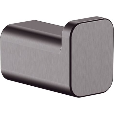 HANSGROHE AddStoris Crochet simple noir chromé brossé