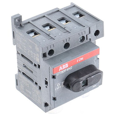 Interrupteur Sectionneur 80A 4 Pôles montage Fond d'Armoire 1SCA105413R1001 ABB 939348 (1/3)
