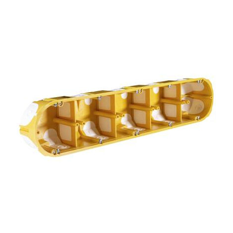 Boîte de dérivation pour cloison creuse 351 x 68 x 50 mm – Résistance aux flammes 850 °C – Installation sans courant d'air – 5 compartiments – Kopos