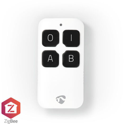 TÉLÉCOMMANDE INTELLIGENTE ZIGBEE 4 BOUTONS PILE INCLUSE BLANC NEDIS (1/5)