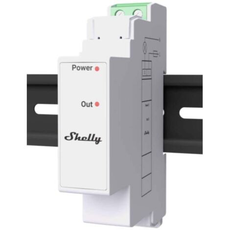 Commutateur add-on Shelly Pro 3EM – Compteur de courant Bluetooth et Wi-Fi – 240V, 2A – Montable sur rail DIN