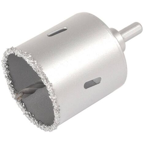 Wolfcraft – Scie à guichet 68 mm – Pour perçage de briques et carrelage – Profondeur de coupe 55 mm – Carbure de tungstène – Tige hexagonale 8 mm - MM 1 PC