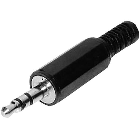 JACK 3.5 MM MÂLE, DROIT TRU COMPONENTS 1559784 NOMBRE DE PÔLES (NUM): 3 STÉRÉO NOIR 1 PC(S)