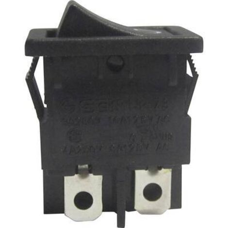 INTERRUPTEUR À BASCULE TRU COMPONENTS TC-R13-73A-02 1587538 250 V/AC 6 A 2 X OFF/ON À ACCROCHAGE 1 PC(S) (1/2)