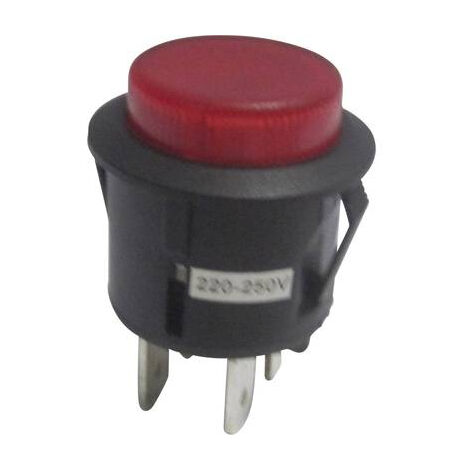 BOUTON POUSSOIR À PRESSION TRU COMPONENTS TC-R13-527AL-02RT 1587761 250 V/AC 6 A 1 X OFF/(ON) À RAPPEL 1 PC(S)