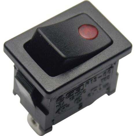INTERRUPTEUR À BASCULE TRU COMPONENTS TC-R13-66B2-02 B/B 1587848 12 V 16 A 1 X OFF/ON À ACCROCHAGE 1 PC(S) (1/2)