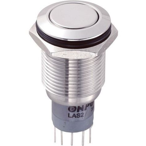 BOUTON-POUSSOIR ANTIVANDALISME TRU COMPONENTS LAS2GQF-22/S/P 701943 250 V/AC 3 A 2 X ON/(ON) À RAPPEL 1 PC(S) (1/4)